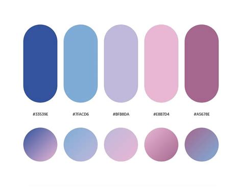 Pink Blue Color Palette 9