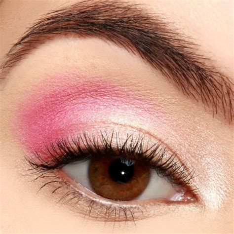 Pink Eyeshadow Application