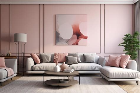 Pink Grey Home Decor