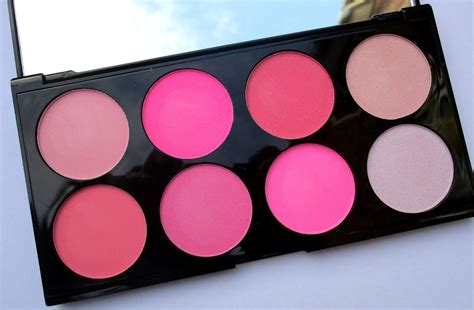 Pink makeup palette with blush pink shades