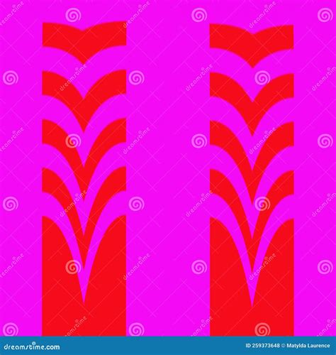 Pink and Red Graphic Design