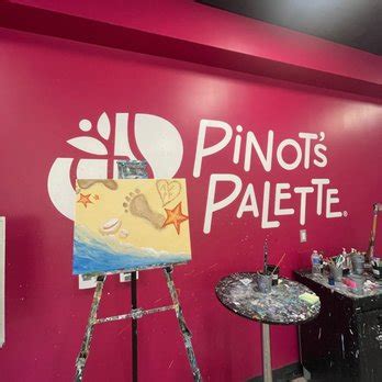 Paint and sip experience at Pinot's Palette Aliso Viejo