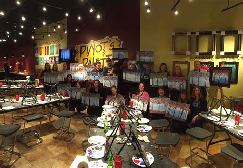 Pinots Palette Ellicott City MD Art Studio Team Building