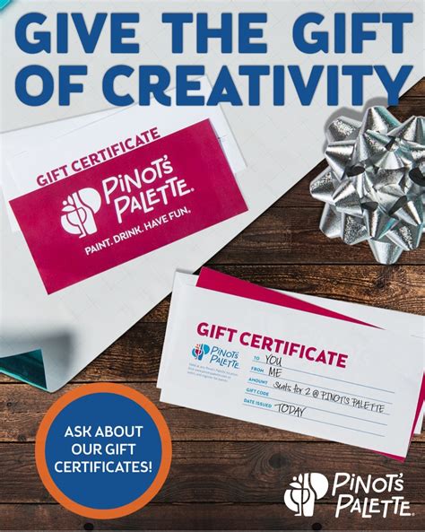 Pinot's Palette Gift Certificates