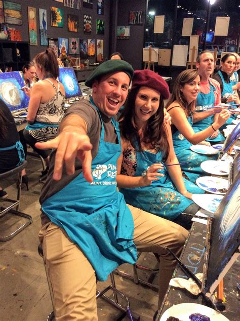 Wine and Painting at Pinot's Palette