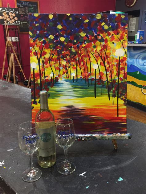 Pinot's Palette Stamford Painting Night