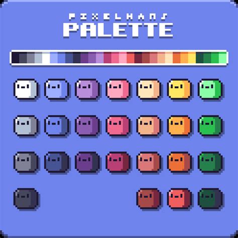 Pixel art color palette 3