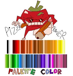 Pizza Tower Color Palette Inspiration