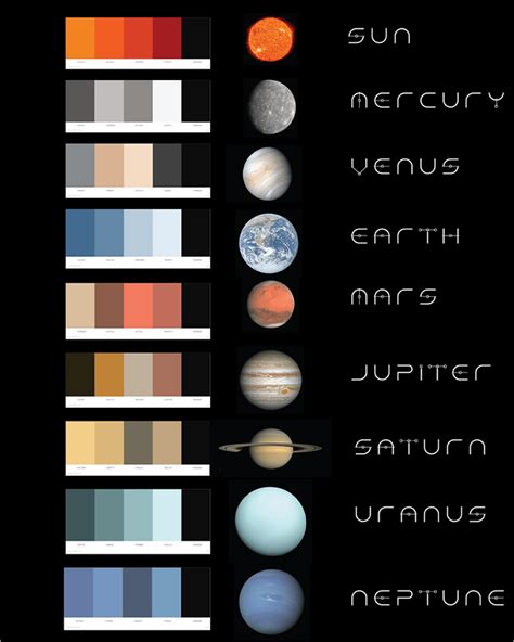 Planetary Color Palette