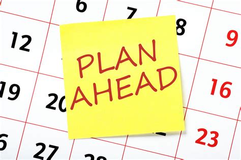 Planning Ahead with the BSSD Calendar