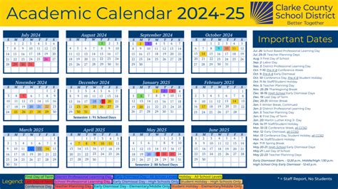 Planning Ahead with Clark County Schools Calendar