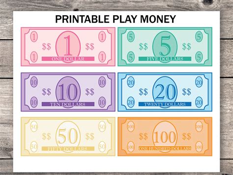 Play Money Practical Applications