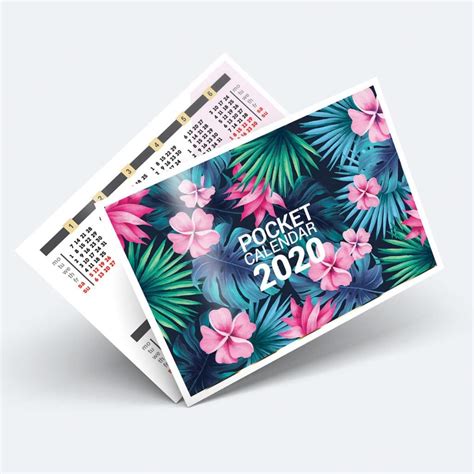 Pocket Calendar 2025 Design