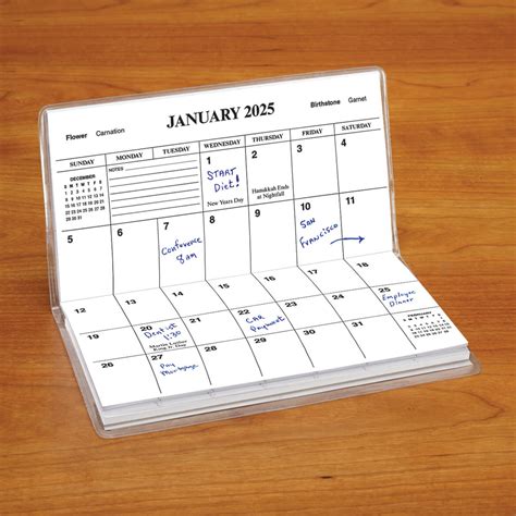 Pocket Calendar Accessories