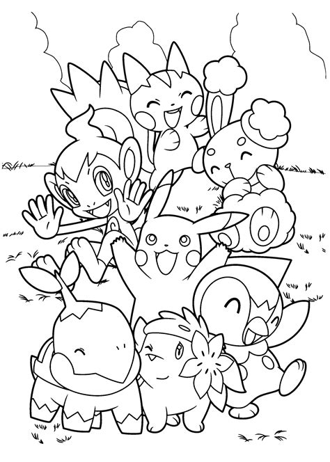 Pokémon coloring pages printable fun