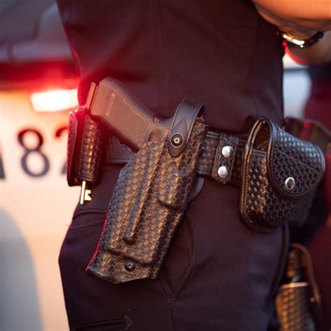 Police pistol holster