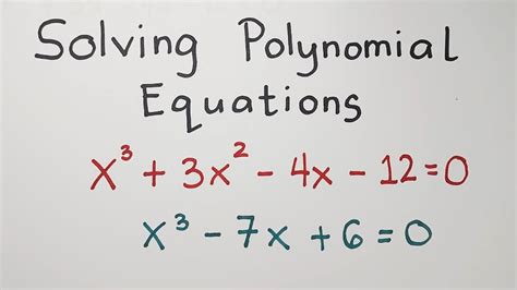 Polynomial Equations Example