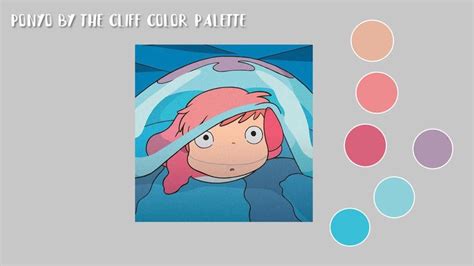 Ponyo color palette