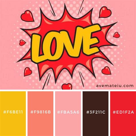 Classic Pop Art Color Combinations