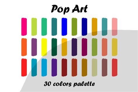 Pop Art Color Palette Inspiration 1