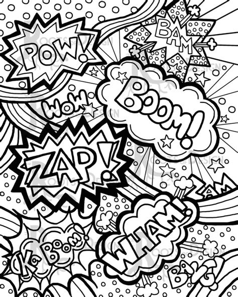 Pop Culture Printable Pictures to Color