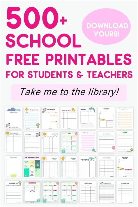 Popular Free Printable Resources