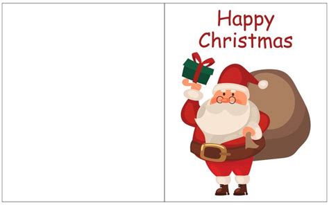 Popular Free Printable Xmas Card Templates