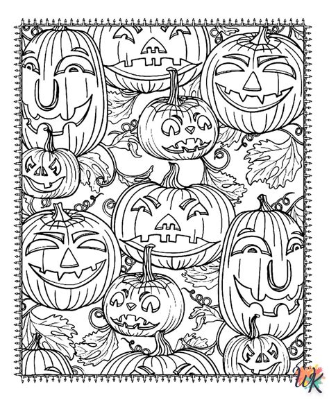 Popular Halloween Coloring Page Designs