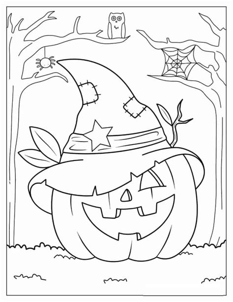 Popular Halloween coloring pages for kids