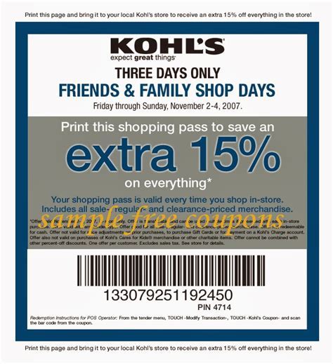 Popular Types of Free Printable Coupon Codes