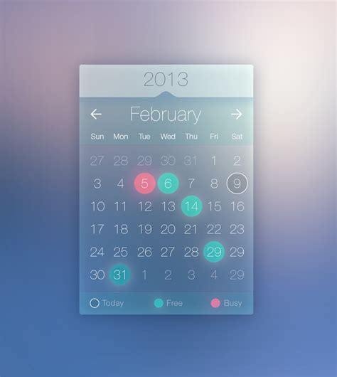 Popular Websites for PSD Calendar Templates