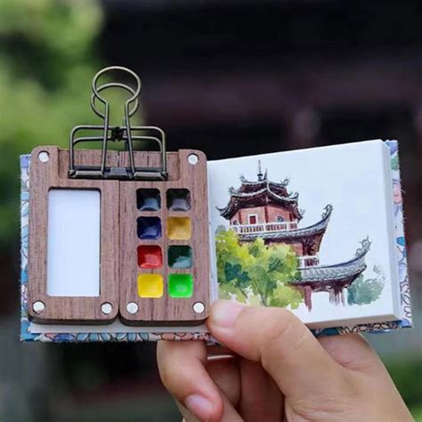 Portable Watercolor Palette Box