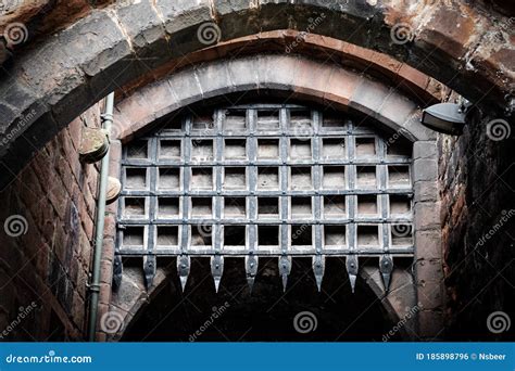 A portcullis gate