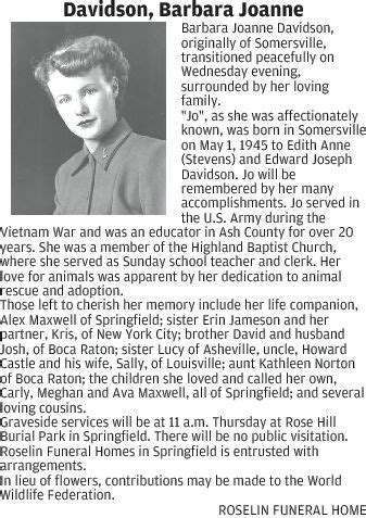 Post Dispatch Obituary Template