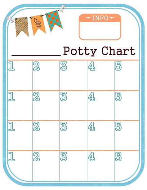 Potty Chart Printable 1