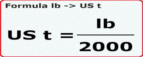 pounds to tons conversion rate