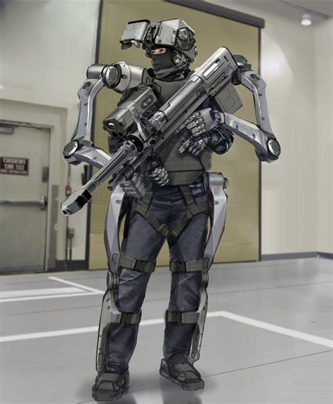 Power Armor Suit Exoskeleton