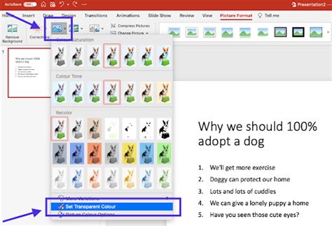 Image of PowerPoint interface