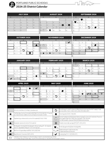 pps calendar guide conclusion