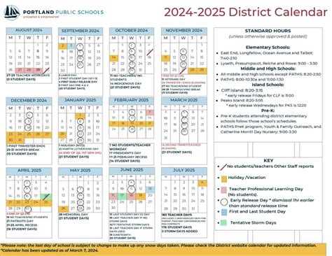 PPS Schools Calendar Tips