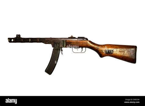 PPSH-41 submachine gun used by Soviet soldiers