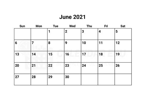 Practical Uses of June Calendar