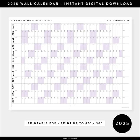 Practical Uses of a Wall Calendar 2025