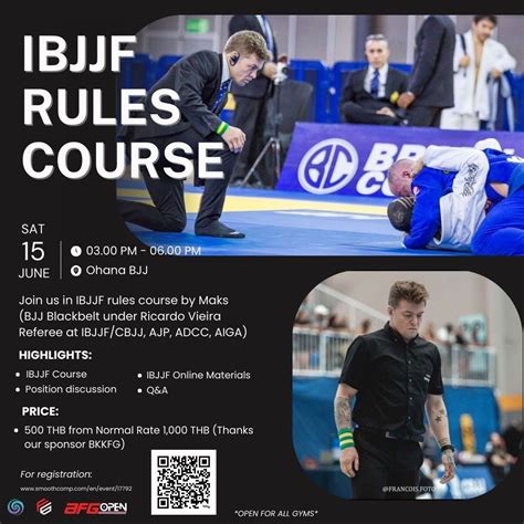 Preparation for IBJJF events image