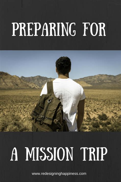 Preparing for Missionary Tours