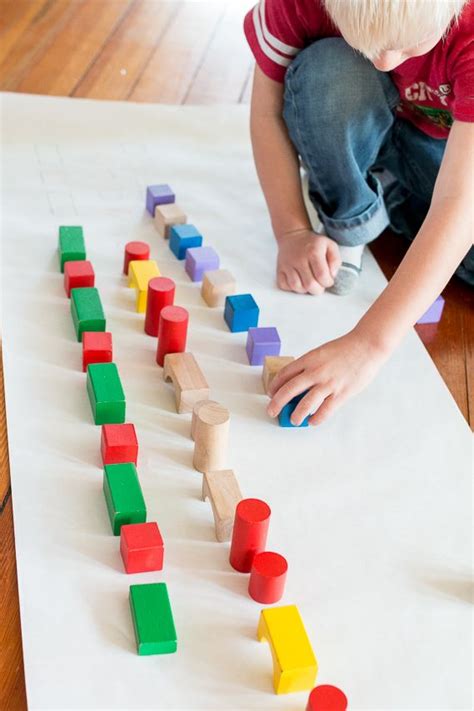 Preschool math pattern blocks