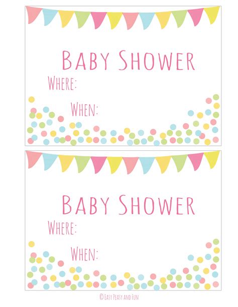 Printable Baby Shower Invitations