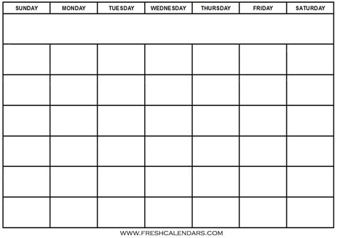 Printable Calendar PDF