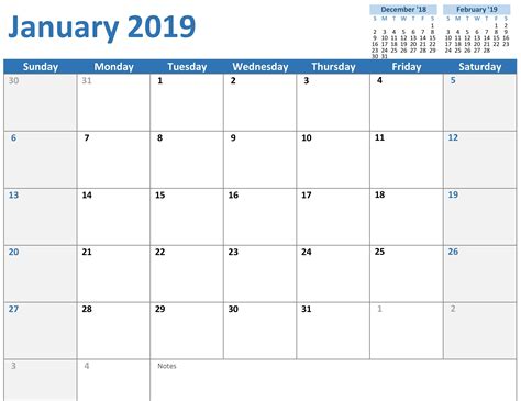 Printable Calendar Samples