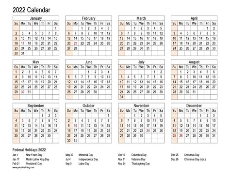 printable calendar tips